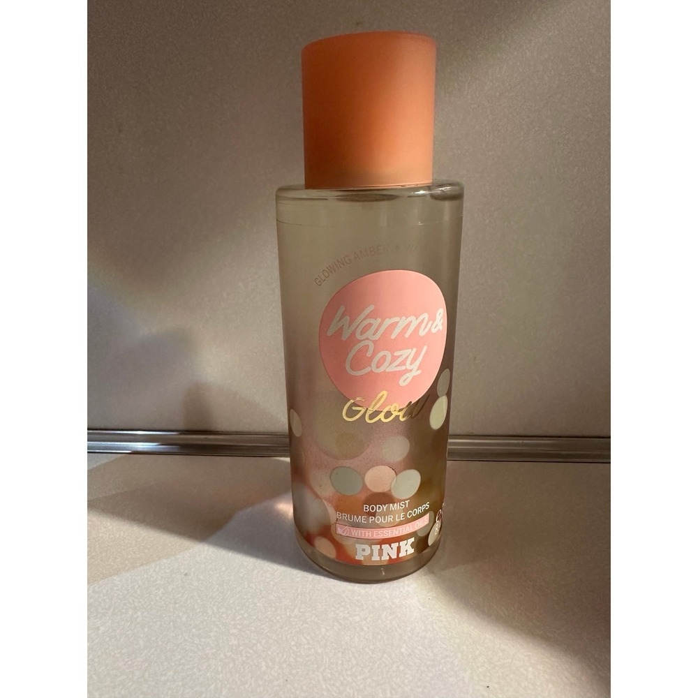 Victoria's Secret VS PINK‎ Warm & Cozy Glow Fragrance Body Mist Spray 8.4oz 95%